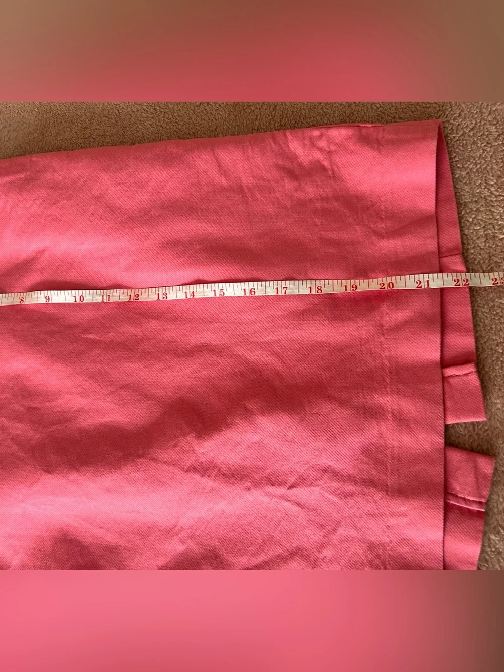 J.Crew Pink Pencil Skirt Size 8 Knee Length Back Vent Lined Career Preppy